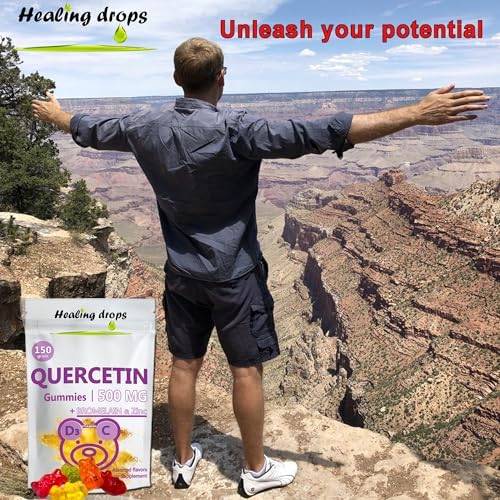 WITFY Healing Drops Quercetin Gummies chewable gummy texture and shape