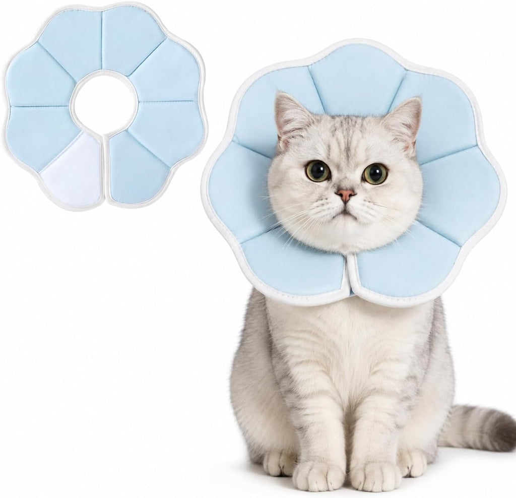 Avont Soft Cat Recovery Cone Collar, Adjustable Lightweight Kitten E-Collar for Small Dogs, Comfortable Neck Donut Stop Licking Scratching After Surgery -Strawberry(M) - Image 10