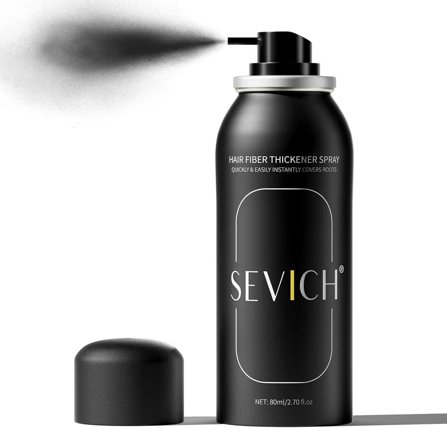 Sevich Hair Fiber Spray front view bottle for instant hair thickening