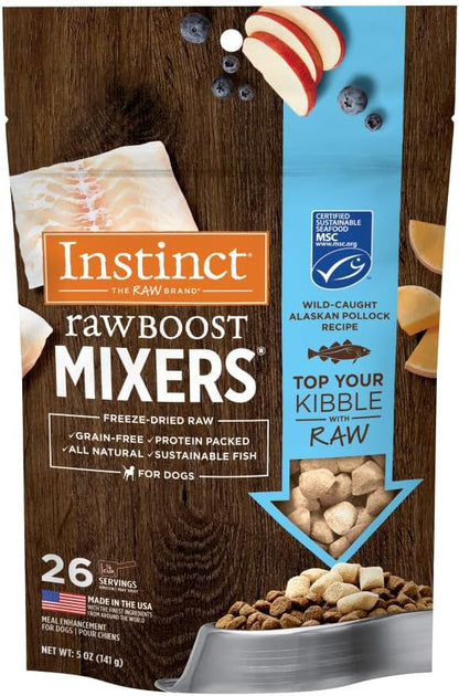 Instinct RawBoost Functional Mixers, Freeze Dried Dog Food Topper, Grain-Free, Real Chicken - Gut Health, 5.5 oz. Bag - Image 10