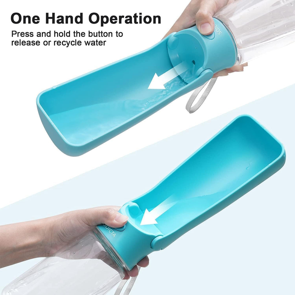 Soicta travel water bottle demonstrating the silicone rubber sealing ring