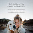 Natural plant powered dog and cat flea prevention wipes