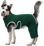Kuoser Dog Surgery Recovery Suit, Professional Dog Surgical Suit for Back Legs, Soft Dogs Recovery Sleeve to Prevent Licking Biting Wounds, Dogs Onesie After Surgery Elbow Protector, Blue 2XL - Image 11