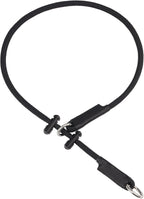 Martingale Dog Collar, 5/16" High-Strength Nylon Rope Slip Collar with Spring-Loaded Adjustable Stopper for Small, Medium & Large Dogs(Black, 22 inch) - Image 11