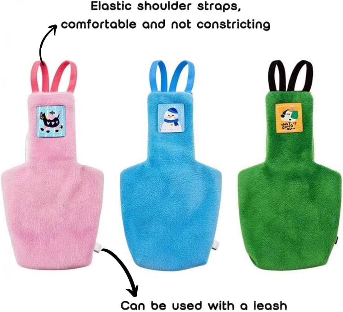 Washable velvet bird diaper flat lay arrangement