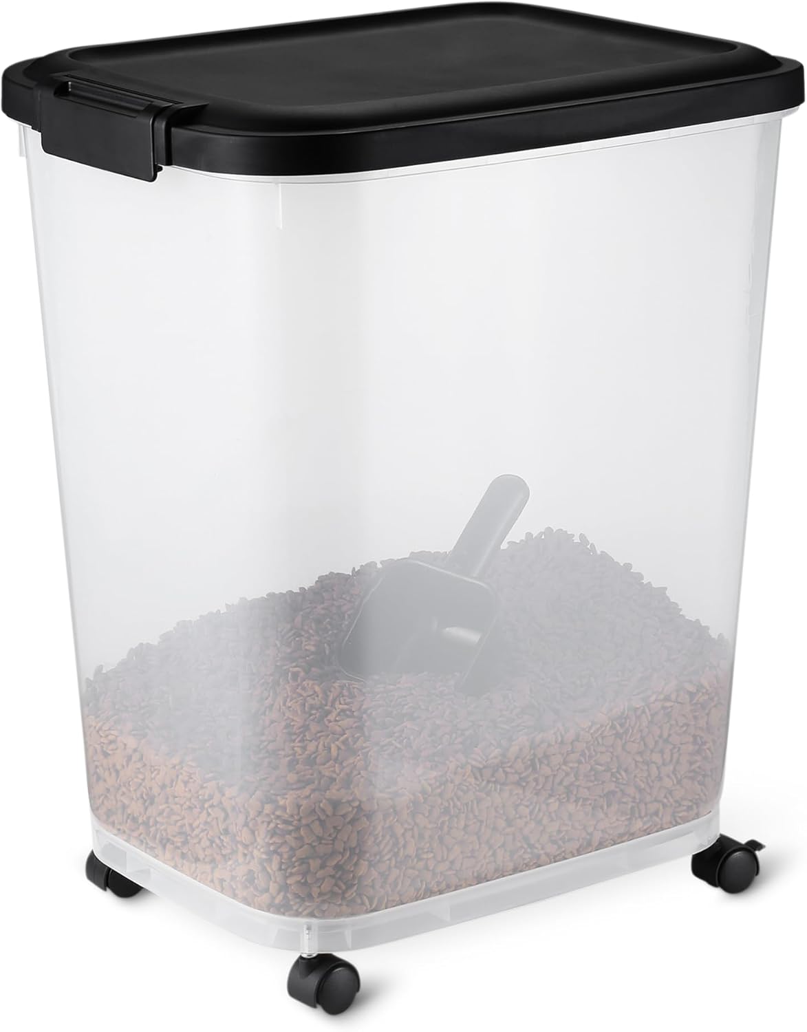 Amazon Basics 50lbs capacity food container side profile