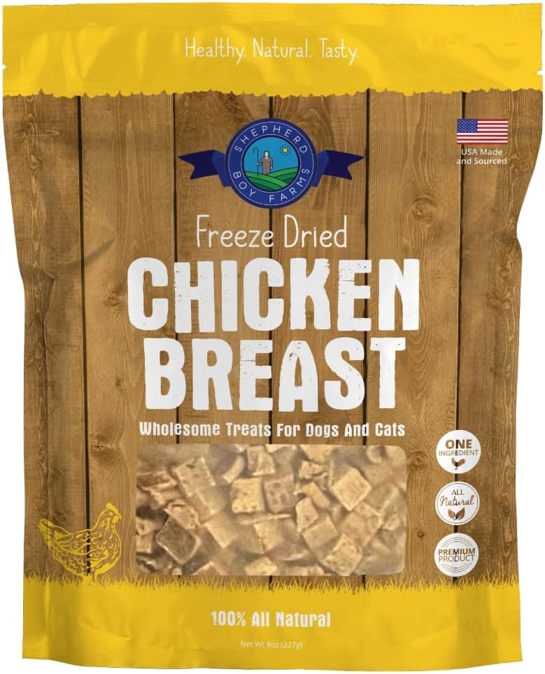 Shepherd Boy Farms Freeze Dried Dog and Cat Treats, Duck Heart, All Natural Freeze-Dried Dog Treat & Snack, Made in USA, High in Protein, Essential Nutrition of Raw Food, Single Ingredient 3oz - Image 10