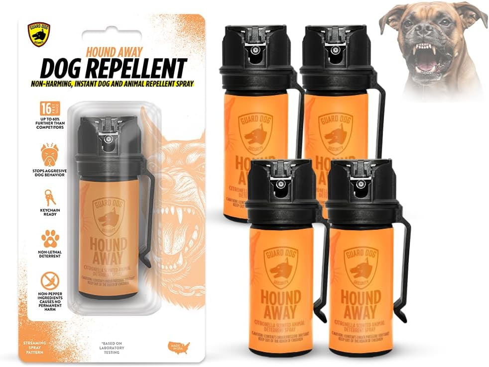 Citronella Dog Deterrent Spray, Dog Spray Self Defense, Training and Barking, Long-Range Dog Repellent, Portable Canister (0.5oz / 2oz) - Image 12