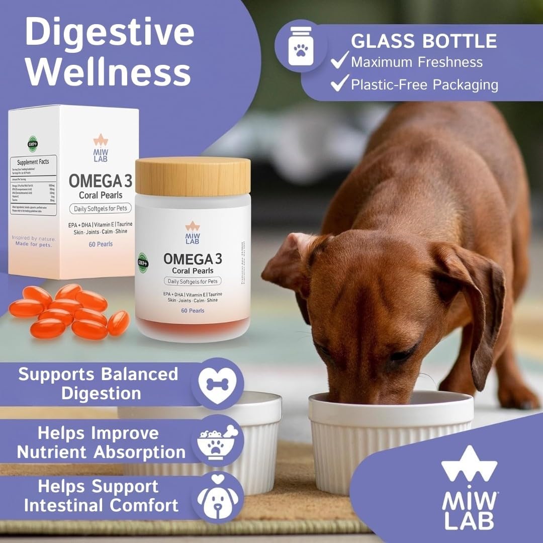 Authentic imported pet health vitamins with vitamin E for skin and coat shine