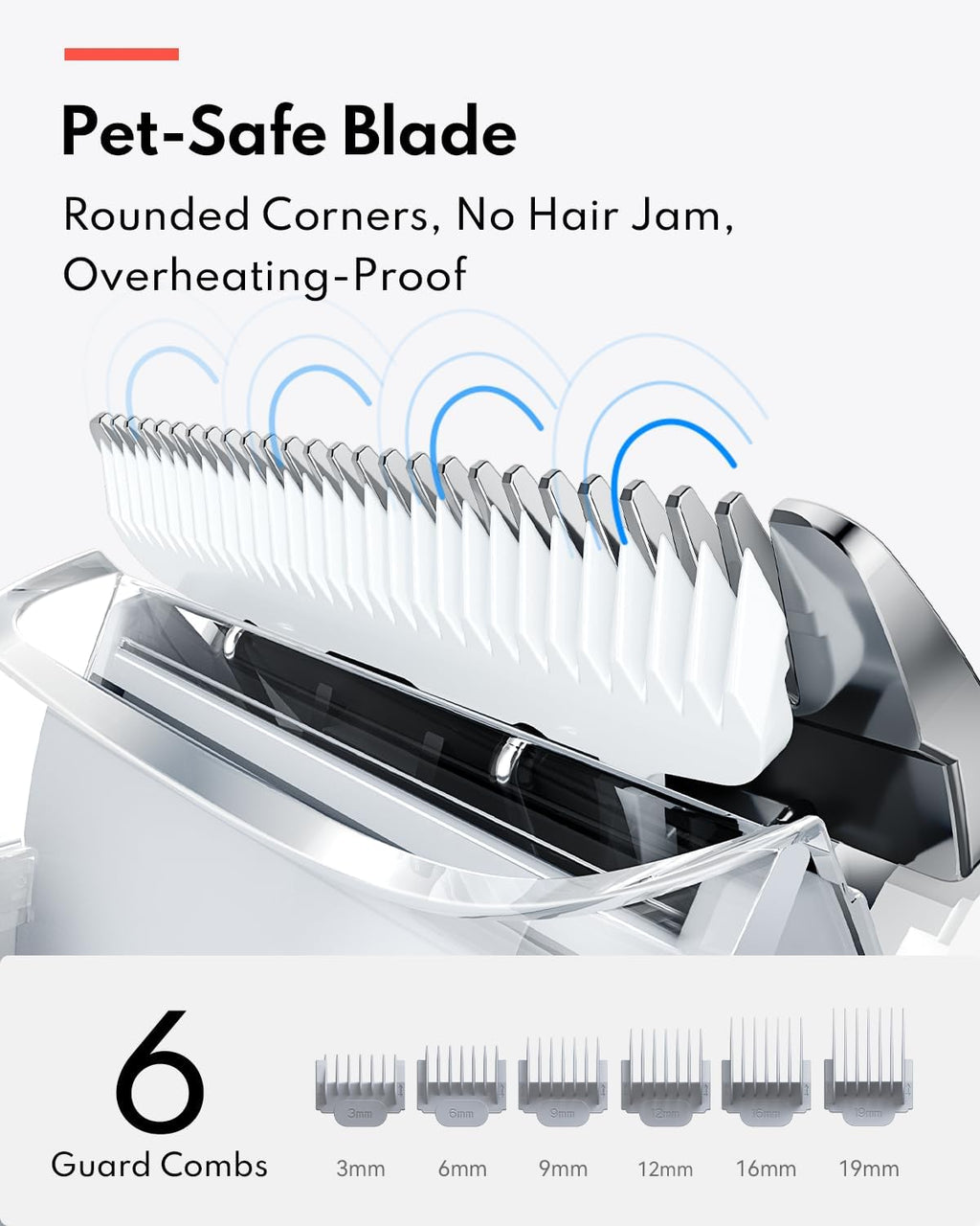 HomeRunPet low noise pet vacuum hose and silicone massage brush attachment being used on a dog