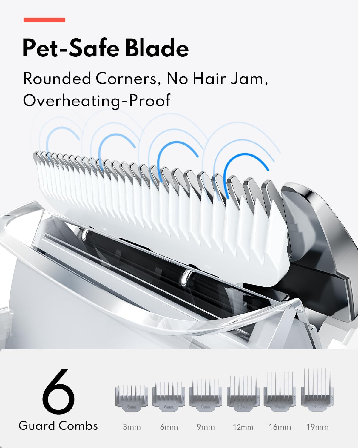 HomeRunPet low noise pet vacuum hose and silicone massage brush attachment being used on a dog