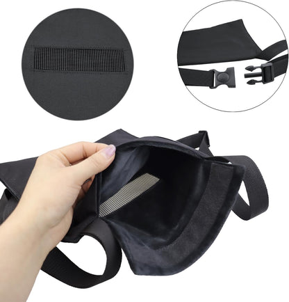 Breathable Snake Carrier Bag for Travel - Escape-Proof Canvas Reptile Transport Bag with Adjustable Strap & Fleece Lining, Ideal for Ball Pythons, Vet Visits, Camping - Image 2