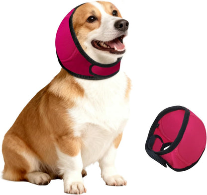 Dog Ears Cover, Dog Ear Muffs Noise Protection, Adjustable No Shake Ear Wrap Comfortable Quiet Dogs Calming Hood Blow Drying Headband Wraps (Grey, Small(Head Circle:10"-15")) - Image 10