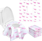 CHFONG disposable toilet seat covers pack front view on white background