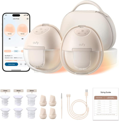 Eufy Security Heated Wearable Breast Pump S1 Pro front view