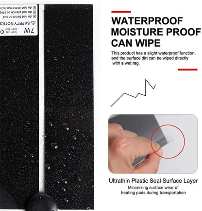 Waterproof heating pad for hermit crab tank