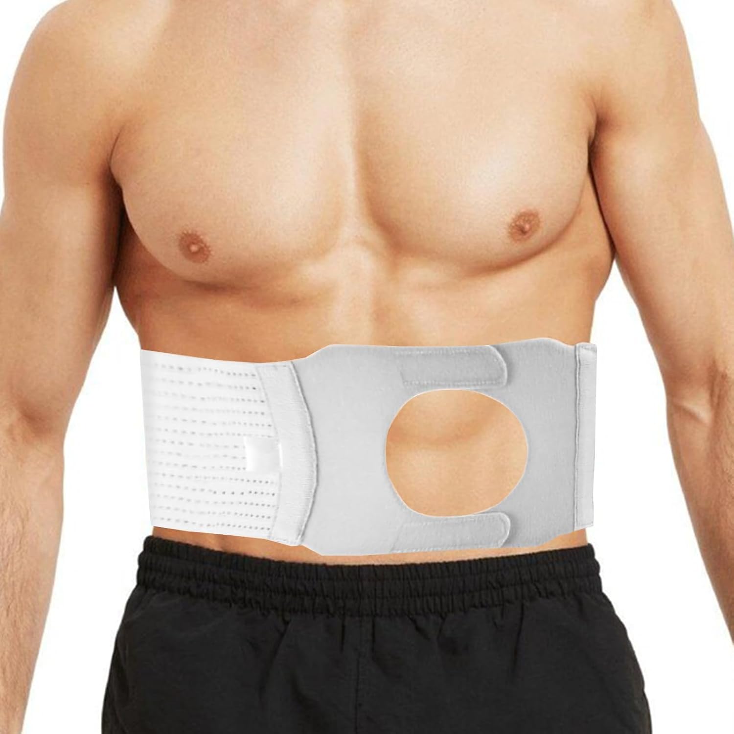 Jdvbdnk adjustable stoma support belt front view