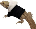 Lizard Clothes for Bearded Dragons Handmade Cloth Material Hoodies Sweater Coat Reptile Apparel Costume Skin Protection Photo Party for Lizard Bearded Dragon Crested Gecko Chameleon (White) - Image 10