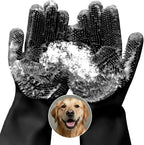 Cat and Dog Shampoo Gloves with 3000 Soft Bristles - 2-in-1 Dog Bath Gloves 11.6", Durable Silicone, Saves Shampoo | Massage, Grooming & Clean Wet or Dry - Made for Every Breed and Coat Style (Blue) - Image 12