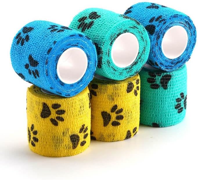 WePet self-adhesive pet wrap six roll pack front view