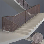 Sunjoy Castle 10ft banister guard netting front view