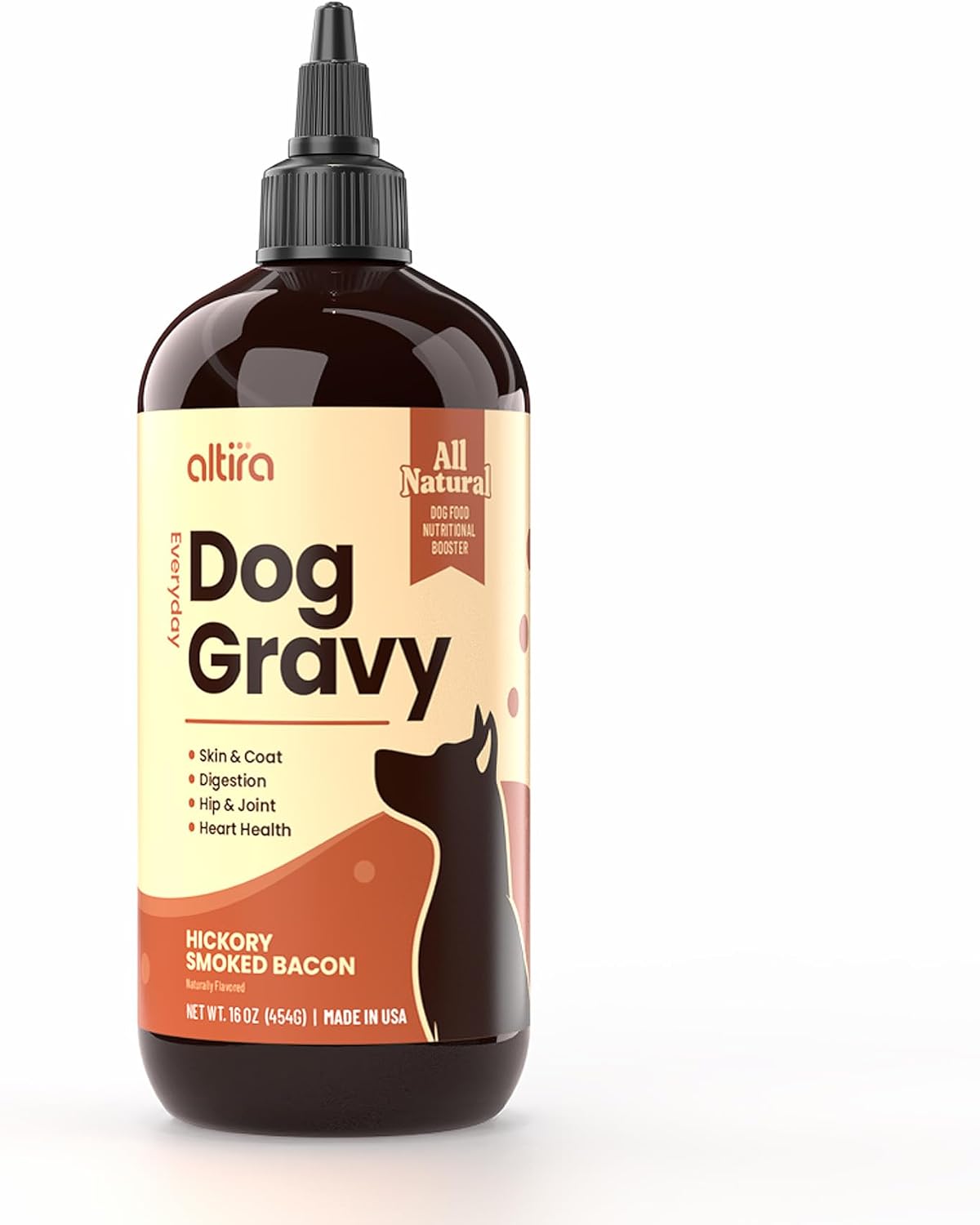 Everyday Dog Gravy - Hickory Bacon | Wet Dog Food Topper for Dry and Wet Food with Glucosamine, MSM, Bone Broth, Omega 3, Probiotics & Taurine | Picky Eaters, Hip & Joint Support | 16 oz - Image 10
