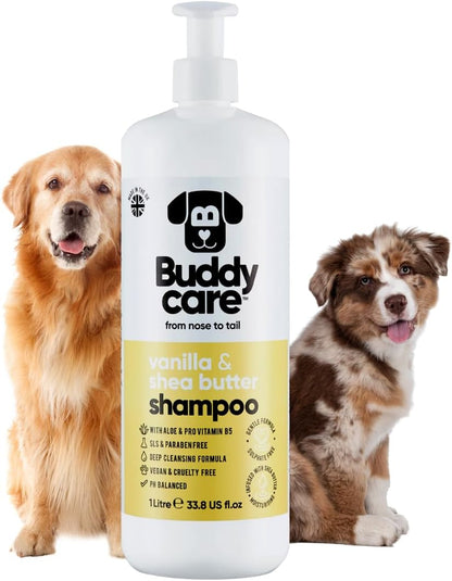 Buddycare Vanilla & Shea Butter Dog Shampoo - (16.90oz) Itch Relief & Dog Shampoo Sensitive Skin Care, Dog Shampoo and Conditioner, Premium Dog Grooming Supplies for All Breeds - Image 12
