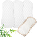NICEMER Moonsea Quilted Thicker Baby Changing Pad Liner front view in white