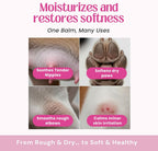 PREGNAPAWS soothing butter used on dry dog paws and rough elbows