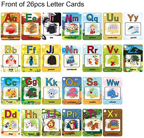 Reusable water doodle cards with alphabet tracing guide for early childhood development