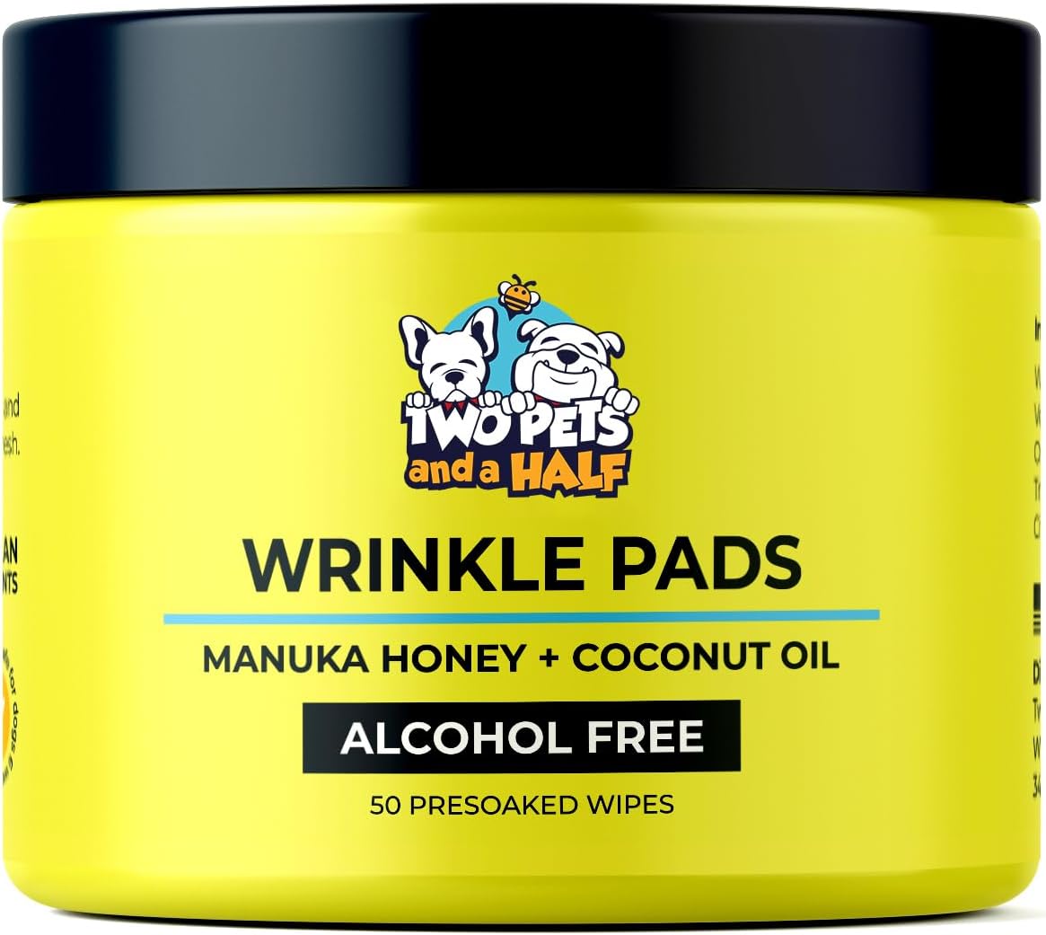 Paste for Bulldogs Wrinkle 2oz+ 50 Wrinkle Wipes French Bulldog (Pack of 2)- Wrinkle Cream for Dogs, Frenchie, English Bulldog, Pug- Cleans Rashes,Tail Pockets, Dry Skin & Paws (Made In USA) - Image 10