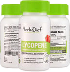 Herbadiet Lycopene one hundred twenty count bottle lifestyle angle