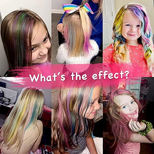 Tallsocne multi color hair coloring chalk sticks for creative children parties and events
