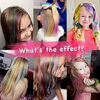 Tallsocne multi color hair coloring chalk sticks for creative children parties and events