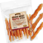Gootoe Dog Treats, All Natural, Low Fat, Premium Training Chews, Healthy & Easily Digestible, Treat and Train, Chicken Breast Wrapped Salmon Sticks, 1.5lb - Image 9