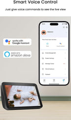 Amorom indoor security camera mounting options