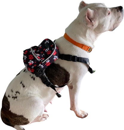 PawLook Dog Backpack to Wear with Chest Harness Self Carrier dogbag with Additional Pocket for Poop Bag Anti Slip Stylish Dog Bag for Your pet Street Smart Serie Pawsup Orange M - Image 13