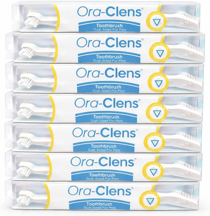 Healthy dog with clean teeth using Ora-Clens
