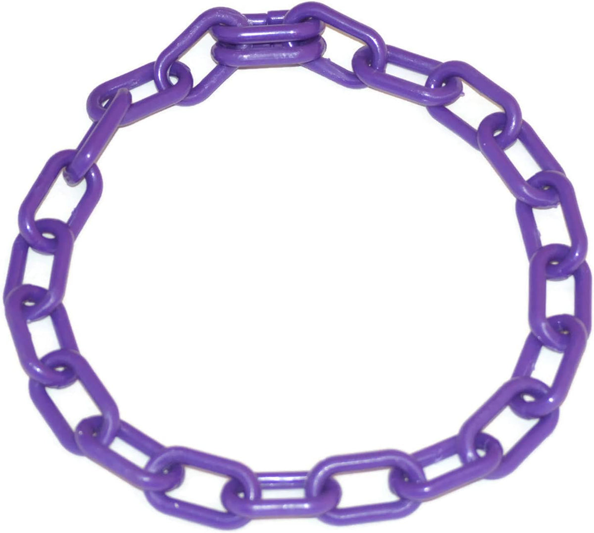 Goat identification collar in vibrant blue