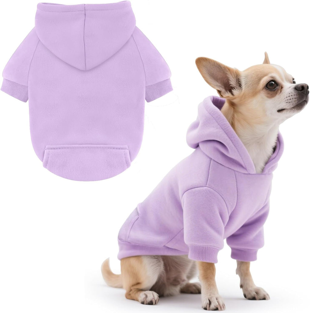 Idepet Pet Dog Hoodies Dog Clothes for Small Dogs Vest Chihuahua Clothes Warm Coat Jacket Autumn Puppy Outfits Cats Dogs Clothing(S,Black) - Image 15