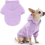 Idepet Pet Dog Hoodies Dog Clothes for Small Dogs Vest Chihuahua Clothes Warm Coat Jacket Autumn Puppy Outfits Cats Dogs Clothing(S,Black) - Image 15