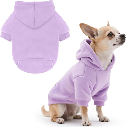 Idepet Pet Dog Hoodies Dog Clothes for Small Dogs Vest Chihuahua Clothes Warm Coat Jacket Autumn Puppy Outfits Cats Dogs Clothing(S,Black) - Image 15