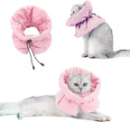 Cat Recovery Collar, Soft Adjustable Cone for Cats and Kittens, Lightweight Waterproof Elizabethan Collar for After-Surgery Care, Prevent Licking and Scratching, Neck Protector for PetsPurple,M - Image 9
