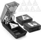 Fullicon pill cutter front view showing black medical splitter device