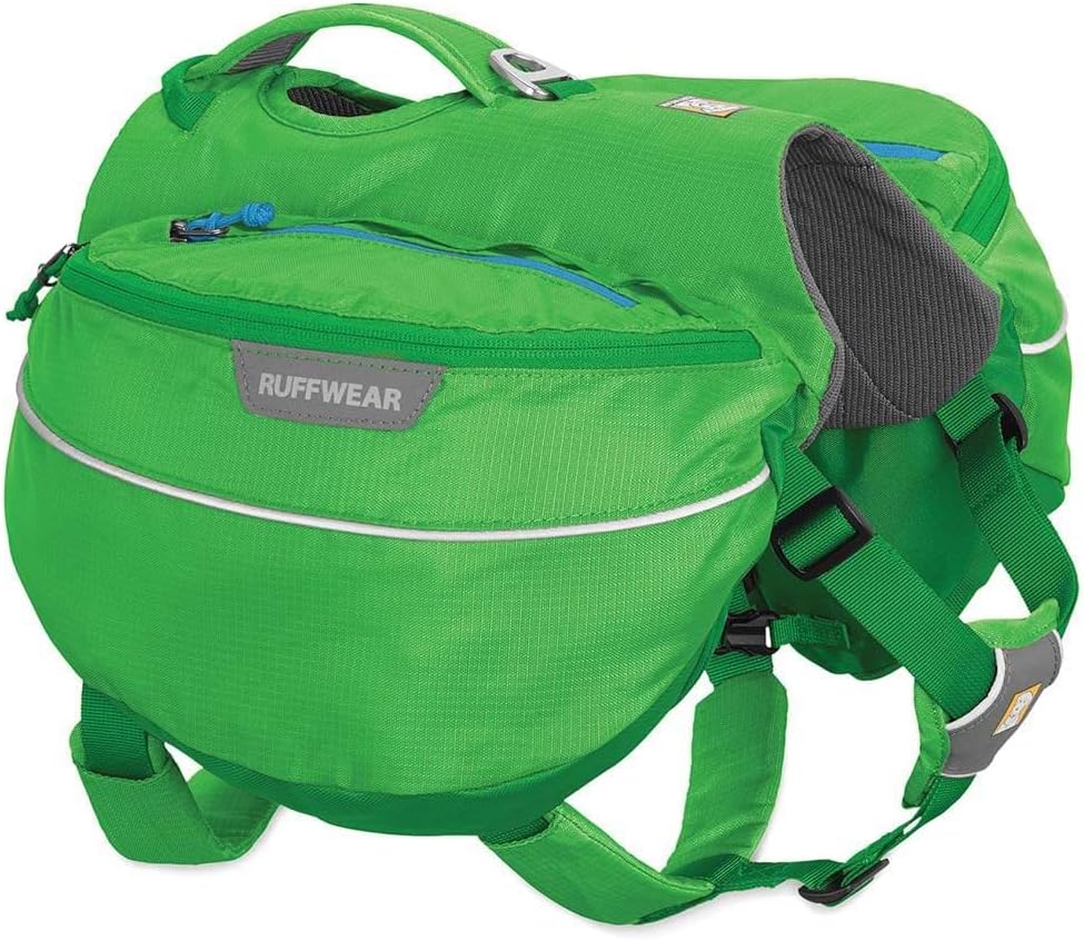 Ruffwear, Approach Pack Dog Backpack, WeightForward Saddlebags with Flopper Stoppers, 5Point Adjustable Fit, Padded Handle, Dual Leash Points, Reflective Trim, Blue Dusk, Large/X-Large - Image 10