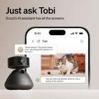 PETLIBRO Dog Camera with Phone App, 360 degrees Auto Tracking Pet Camera Indoor with Phone App for Home Alone Pets, Cat & Puppy Camera with 2-Way Audio, Night Vision, Indoor Camera WiFi - Image 9