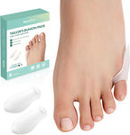 Welnove Tailor's Bunion Corrector Pads 8 pack front view for foot pain relief.