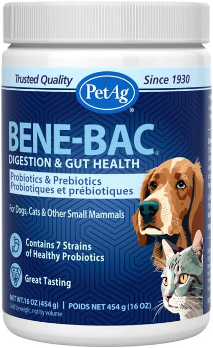 PetAg pet powder bottle with security seal close up view