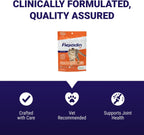 Side view of Vetoquinol Flexadin 30 count cat supplement bag