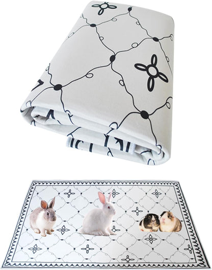 kathson 100 Piece Rabbit Pee Pads,Disposable Pet Pees Pad,Cage Black Carbon Liner,Super Absorbent Leak Proof Cushion Reduce Odor Bunny Training Accessories for Puppy Kitten Hamsters Hedgehog(S) - Image 12